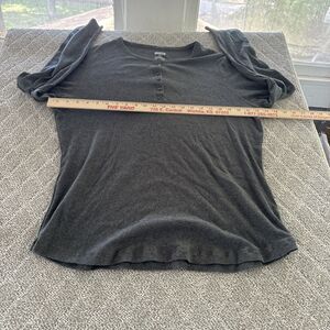 Lot Of 3 Duluth Trading Men’s Henley Long Sleeve XL Shirts Purple Blue Grey